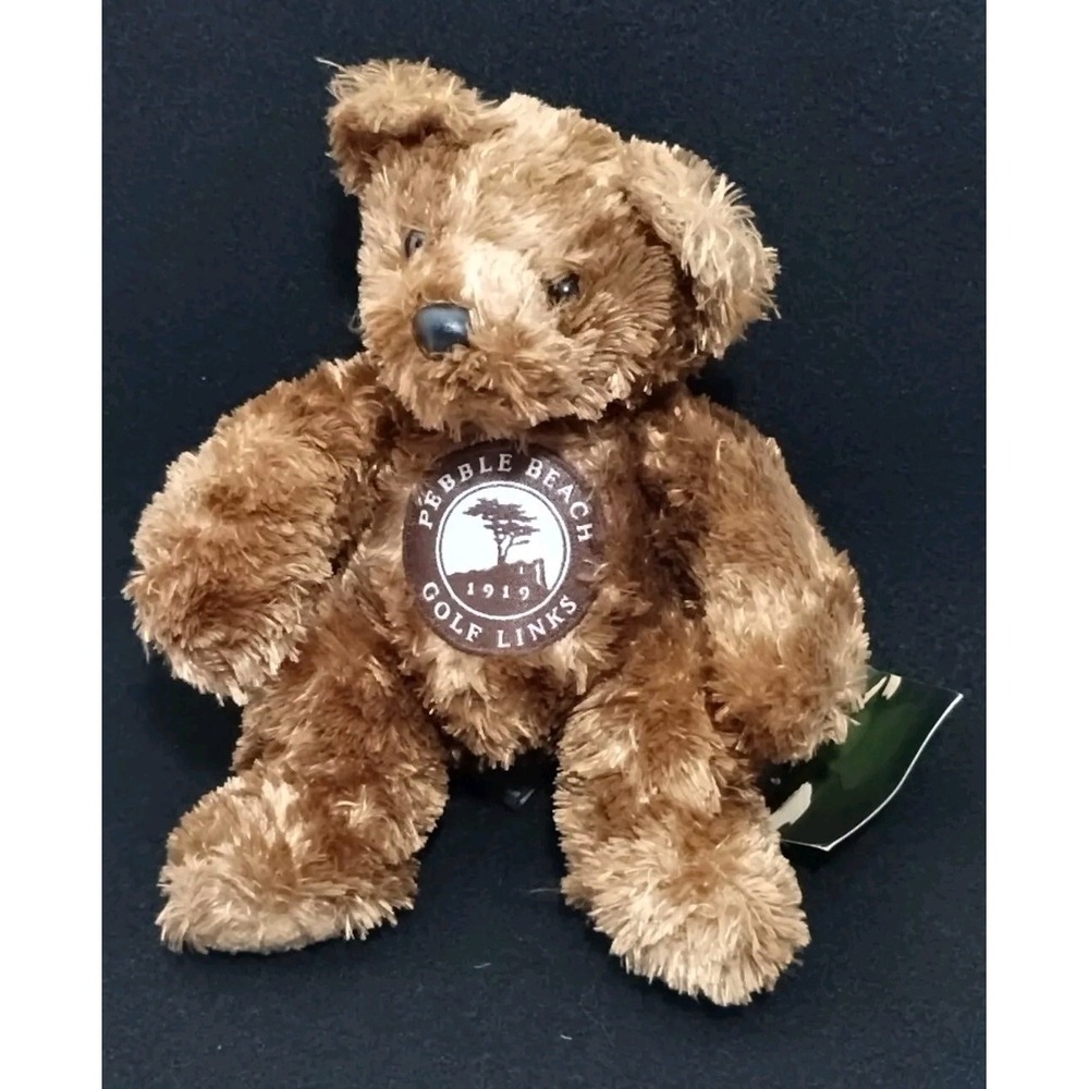 2007 Pebble Beach Golf Links Silky Soft Plush Beanie Bear Stuffed Bear USGA